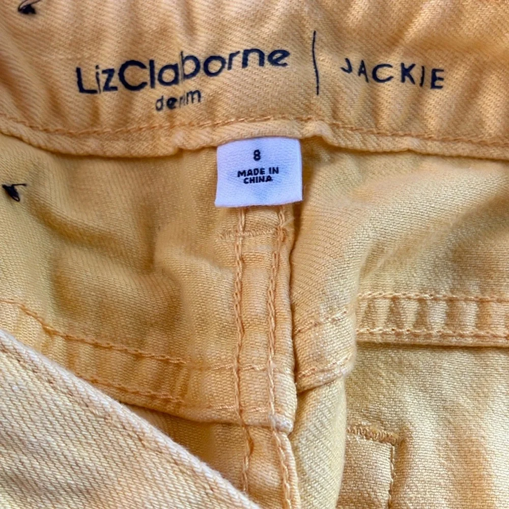 Liz Claiborne Tan Straight Leg Jeans